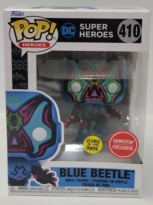 Funko Blue Beetle, Glow in the Dark.